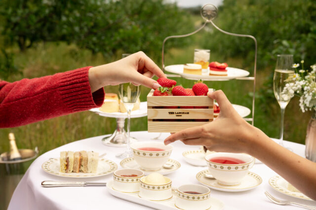 Strawberry season afternoon tea
