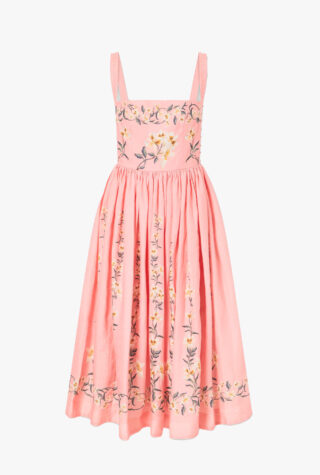 Agua by Agua Bendita Mielero Promesa midi dress