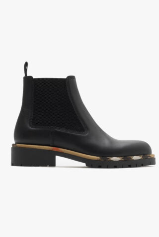 Burberry leather Gravel Chelsea Boots​