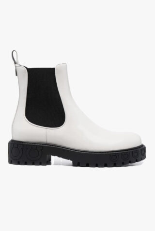 Ferragamo leather Chelsea boots