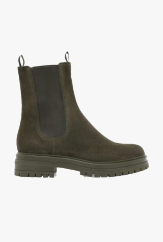 Gianvito Rossi suede pull-tab boots
