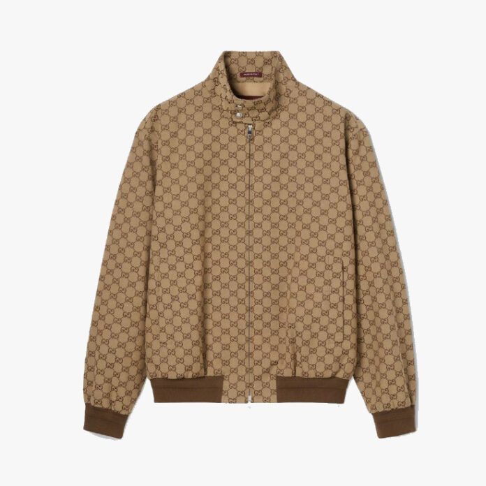 GG canvas bomber jacket