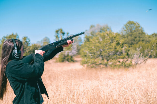 clay pigeon shooting