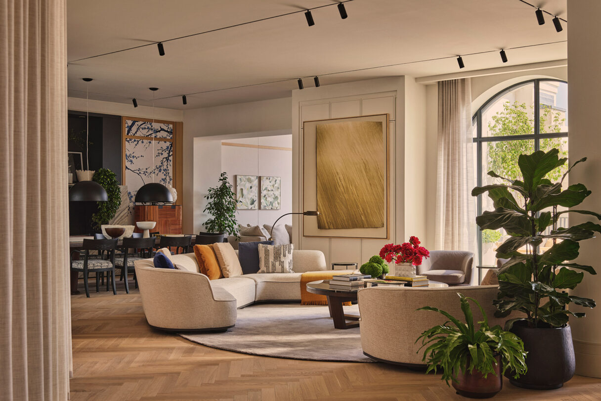 salon appartement tour horloge