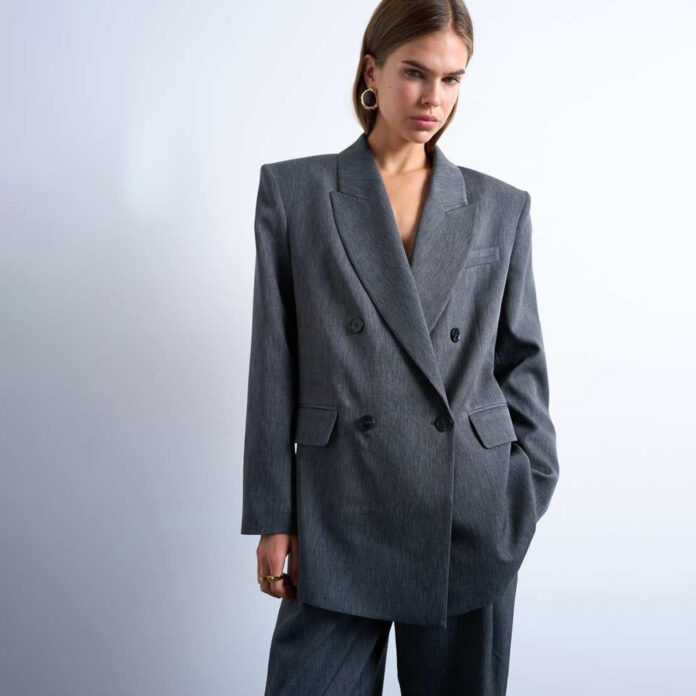 topshop Tonic 80s double-breasted oversized blazer