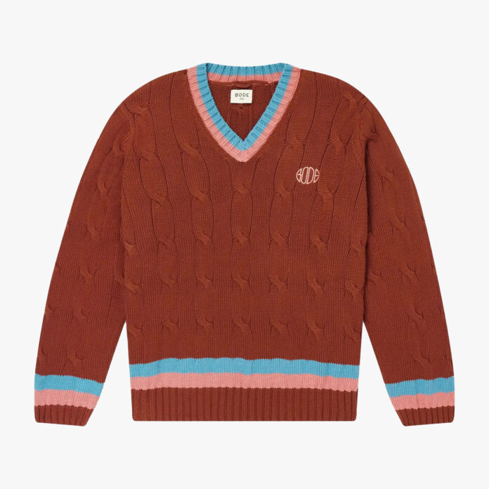 Bode Cable-Knit Sweater