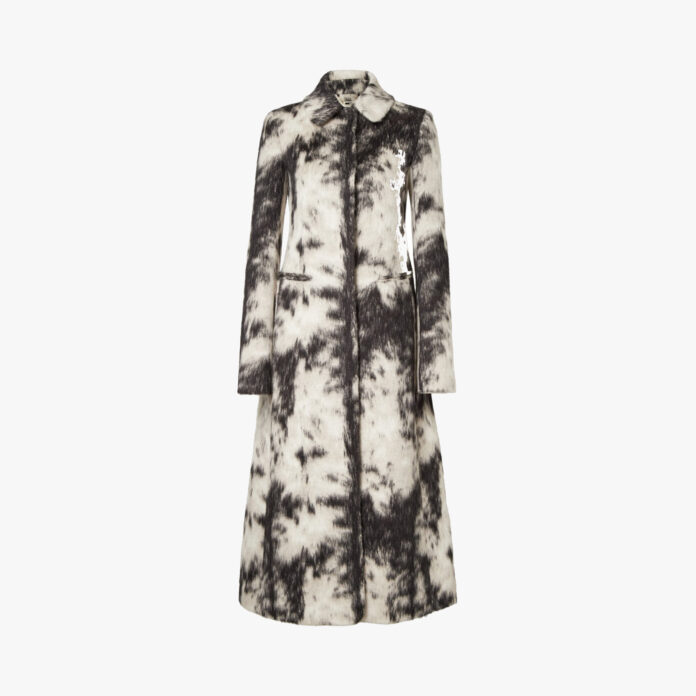 FENDI Frosted Fauna coat
