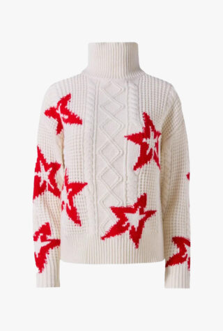 Perfect Moment wool cable star sweater