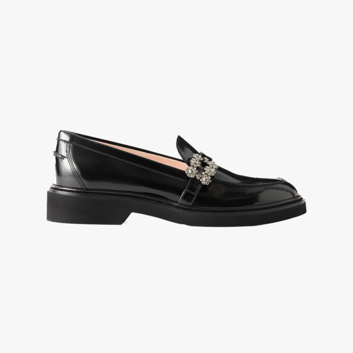 Roger Vivier Viv embellished loafers