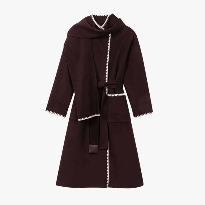 maje embroidered coat