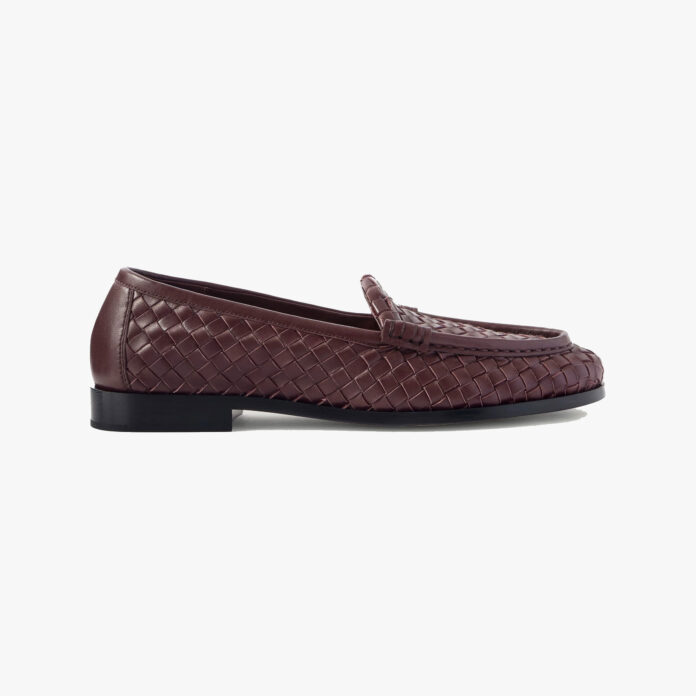Bottega Veneta Silenzio intrecciato leather loafers