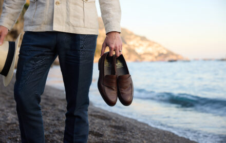 Crockett & Jones travel loafer