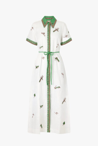 Alemais Wanda linen midi shirt dress