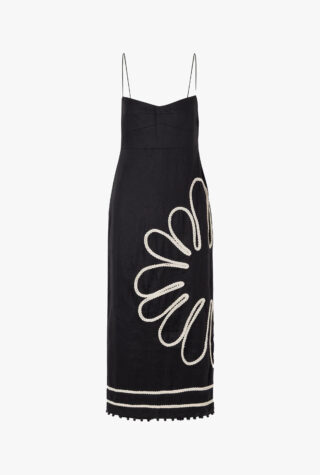 Cala de la Cruz Paloma linen midi dress