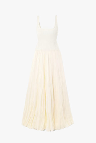 Johanna Ortiz Mariner linen-blend maxi dress