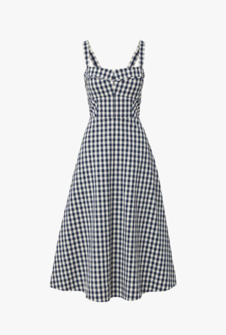 Veronica Beard Aila gingham midi dress