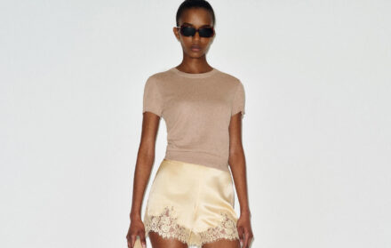 Satin shorts