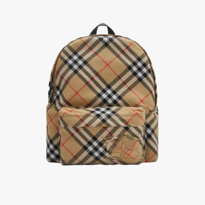 Burberry check backpack