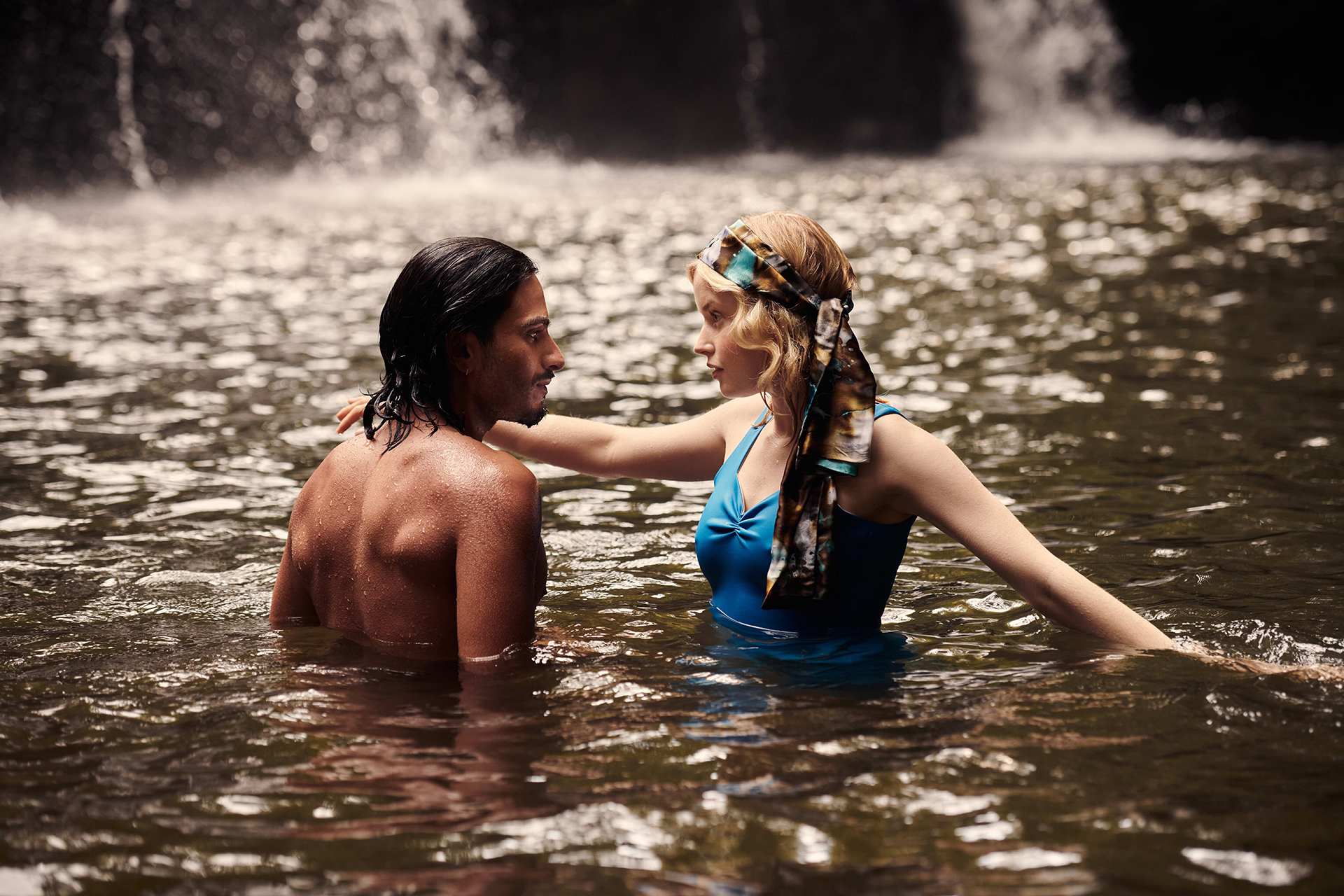 Behind-the-scenes: Ellie Bamber and Mehdi Dehbi on creating on-screen chemistry