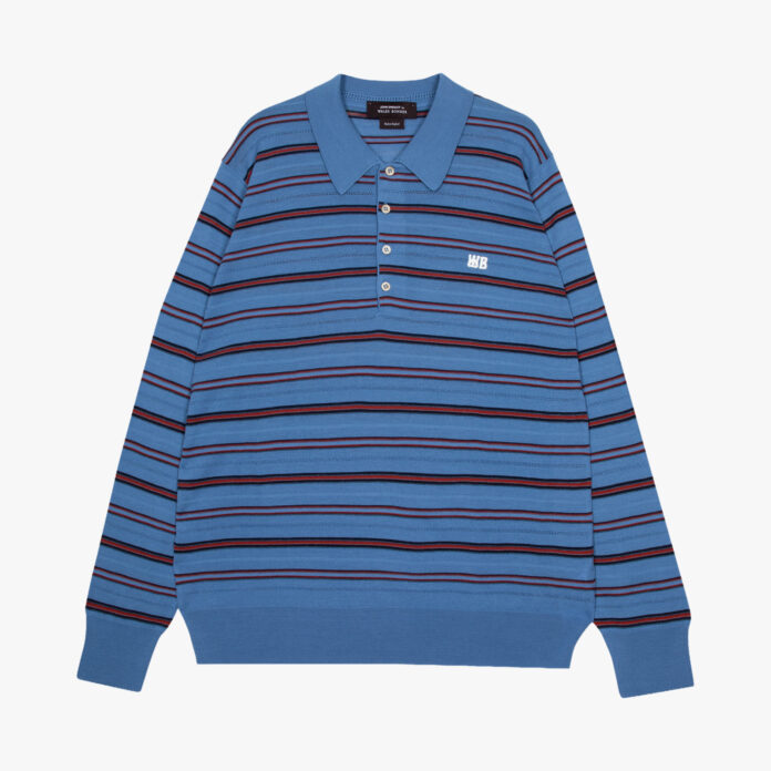 john smedley x wales bonner beam polo shirt