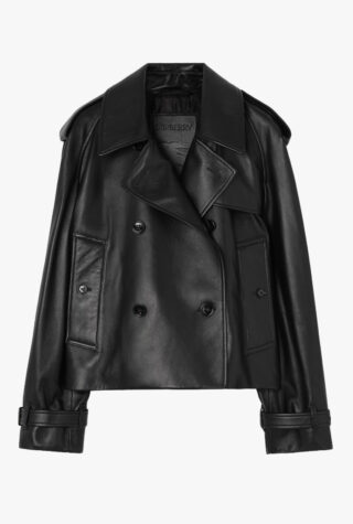 burberry leather jacket