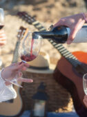 Chilled red wine