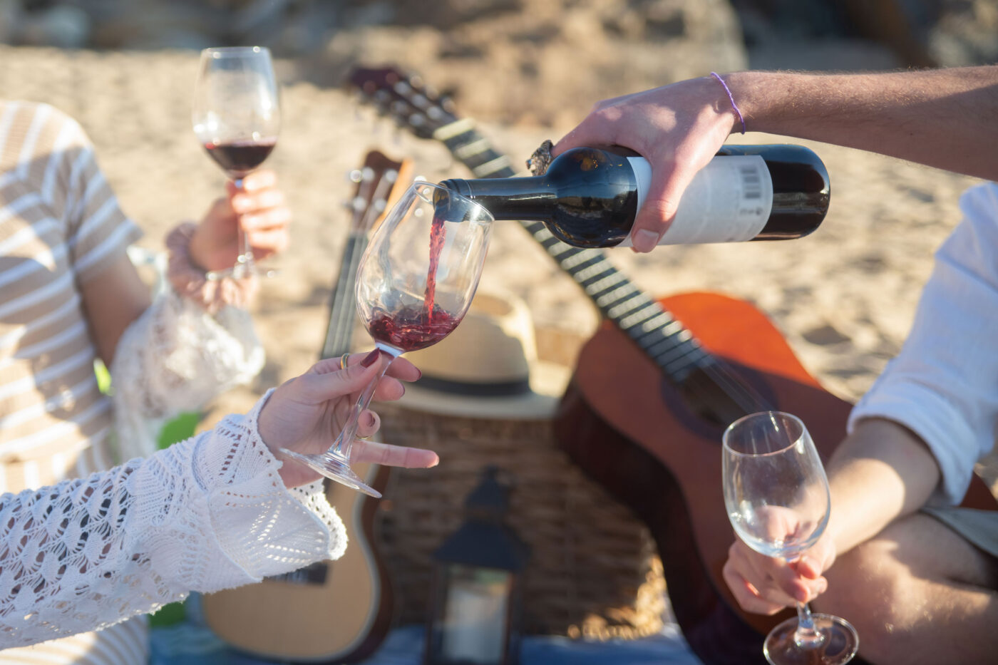 Chilled red wine is the drink of the summer