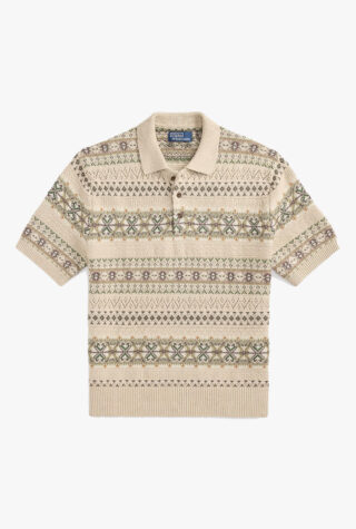 Fair Isle Polo-Collar Jumper ralph lauren