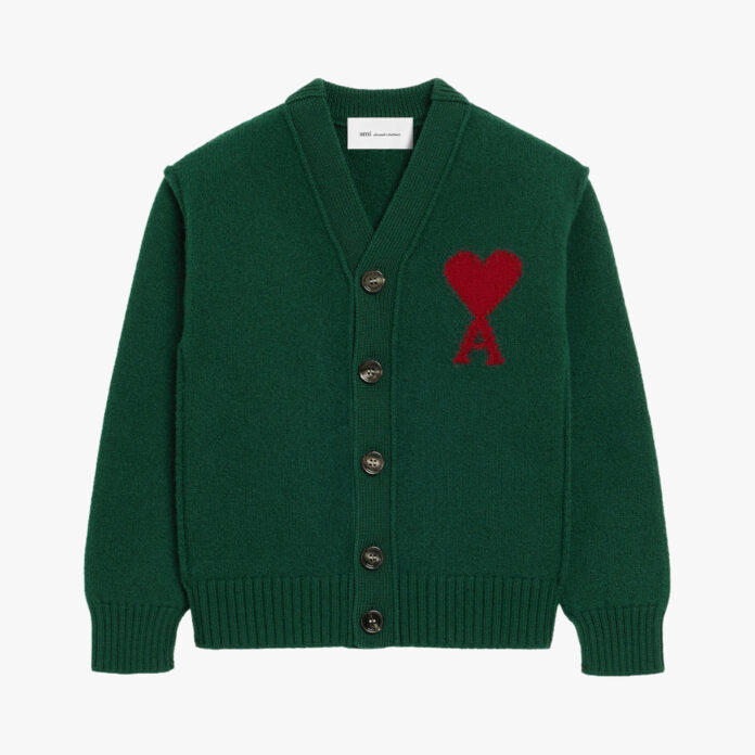 ami paris kids cardigan