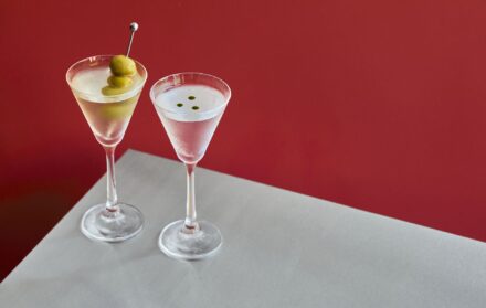 Martinis at Mount St. Pizza